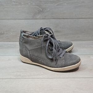 Dansko Womens High-Top Leather Sneakers Boots Shoes Sz 38/7.5-8